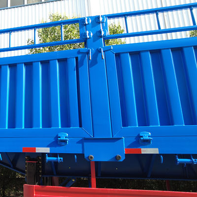 60T Max Nutzlast Lkw Anhänger 3 Achsen Zaun Ladung Halbanhänger Container Twist Lock
