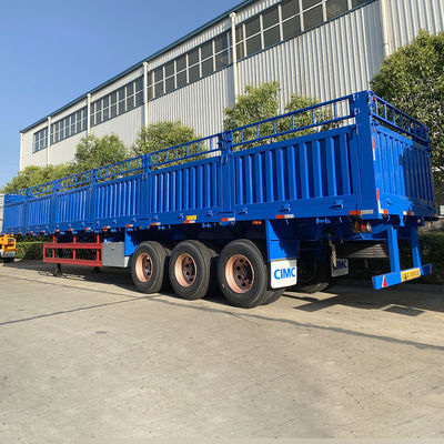 CIMC-Gruppe HUAJUN 4 Achsen Max Nutzlast 60T Containeranhänger Zaun Fracht Halbanhänger