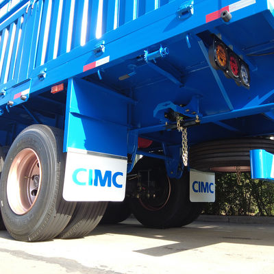 CIMC-Gruppe HUAJUN 4 Achsen Max Nutzlast 60T Containeranhänger Zaun Fracht Halbanhänger