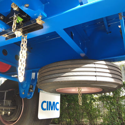 CIMC-Gruppe HUAJUN 4 Achsen Max Nutzlast 60T Containeranhänger Zaun Fracht Halbanhänger