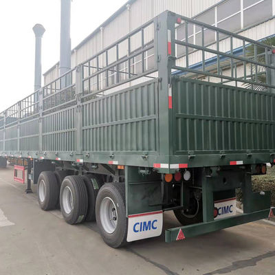 Gütertransport 3 Achsen Zaun-Pfahl Halbanhänger mit WABCO Bremssystem