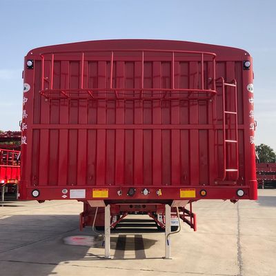 Lkw-Anhänger Kunden Optional Dreiachsige Transport Güter Vorhang Zaun Semi-Anhänger
