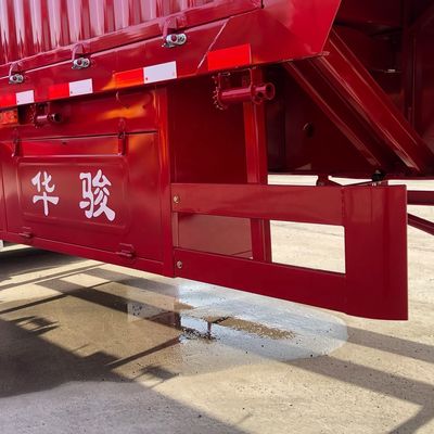 Lkw-Anhänger Kunden Optional Dreiachsige Transport Güter Vorhang Zaun Semi-Anhänger