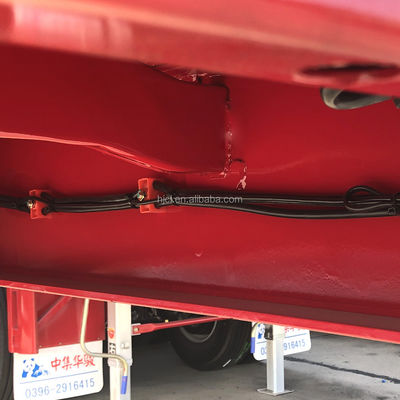 Standard 28 Tonnen Landungsfahrzeugzaun Semi-Anhänger für Schwerlast-Schüttguttransport