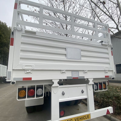 FUWA 13TON Achse CIMC HUAJUN 3 Achsen 13000*2690*1500 Weißes Ladungshäufchen