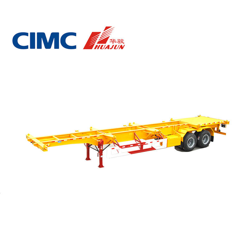 CIMC 2 Achse Skeletthalter Anhänger für 20 Fuß Container 28T Landegerät 13T Achse inklusive