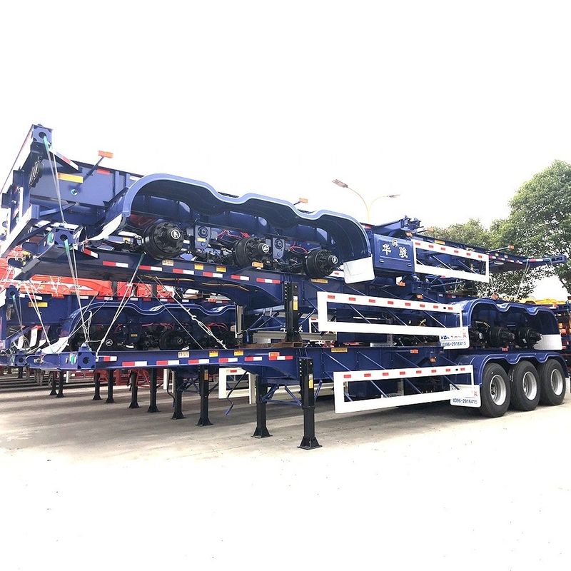 3 Achsen 40 Fuß Skelett Semi-Anhänger Die ultimative Lösung für Containertransport