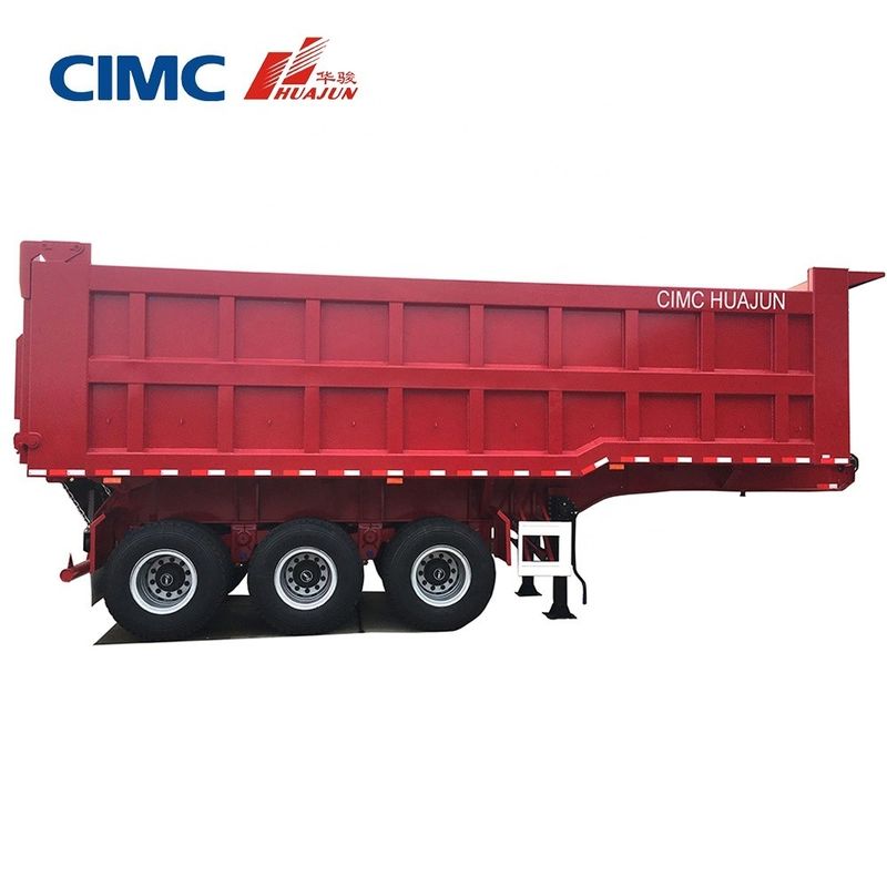 80T Rückenkipp-Fahrzeug Anhänger Halbanhänger mit 3,5 &quot;Königspinn HJGMCK20103 von CIMC