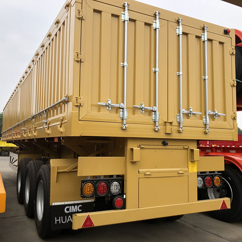 11.00r20 Reifen und Standard 28-Tonnen-Landegerät Seiten-Tipper Semi-Anhänger von CIMC HUAJUN