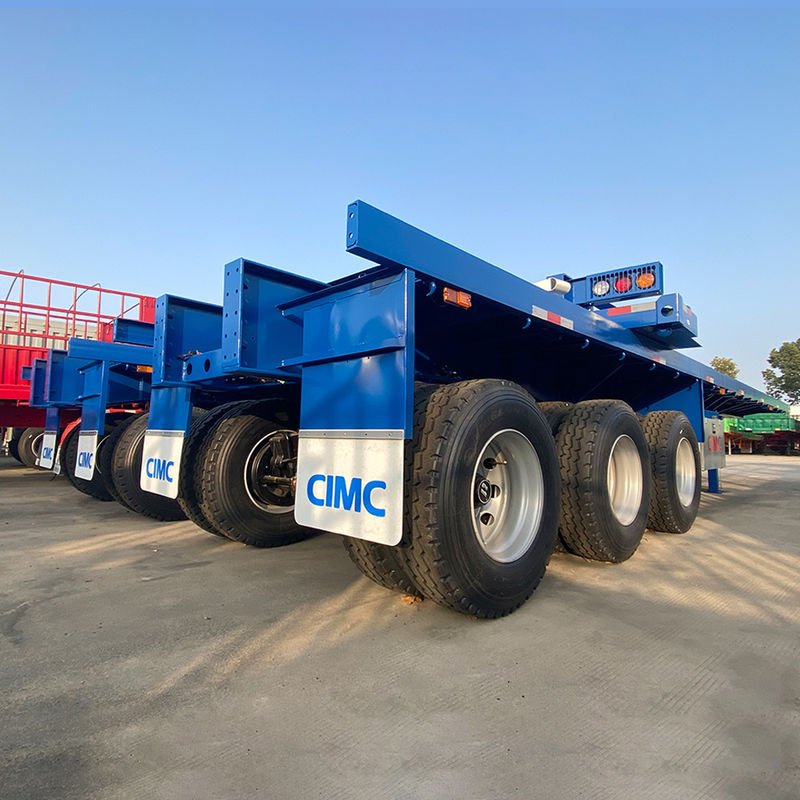 JOST Zwei-Geschwindigkeits-Landungsgetriebe 3 Achsen 40ft Container Flatbed Semi-Truck Anhänger in Afrika