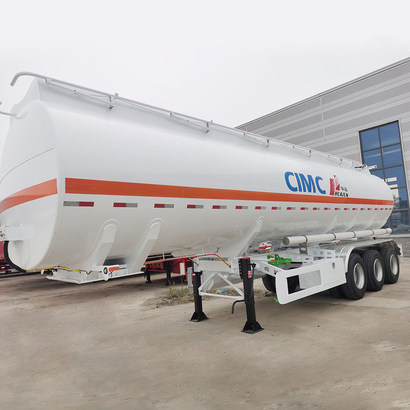 Fuwa 3 Achsen 45000 Liter Aluminiumlegierte Brennstoff oder Edelstahl Zement Tankwagen Anhänger